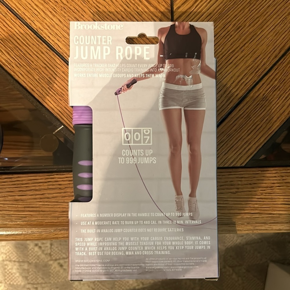 Brookstone Purple Counter Jump Rope - Picture 2 of 2